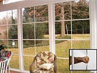<b>Eze-breeze sliding panels extend your porch season by letting cool breezes in when you want them, but keeping bad weather out.</b>